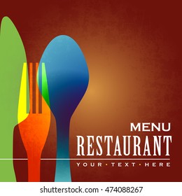Menu for restaurant