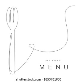 Menu restaurant background. Vector illustration