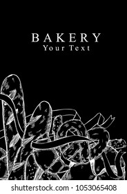 Menu restaurant brochure,Name card and labal. Food design template.Black and white.