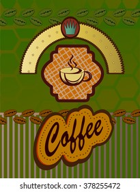 Menu for restaurant, cafe, bar.