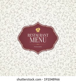 Menu for restaurant, cafe, bar, coffee house
