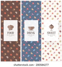 Menu for restaurant, cafe, bar, coffee house