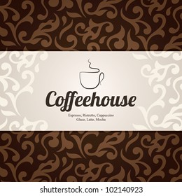 Menu for restaurant, cafe, bar, coffeehouse