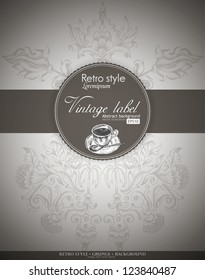 Menu for restaurant, cafe, bar, coffeehouse