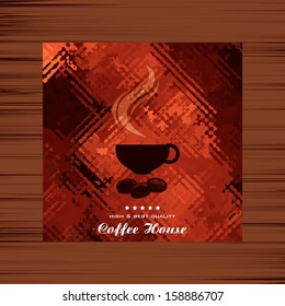 Menu for restaurant, cafe, bar, coffeehouse / Template Coffee shop menu 