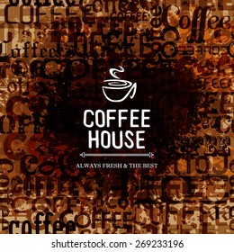 Menu for restaurant, cafe, bar, coffeehouse / Template Coffee shop menu 