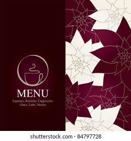 Menu for restaurant, cafe, bar, coffeehouse