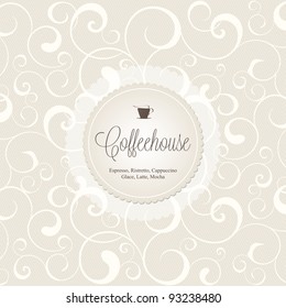 Menu for restaurant, cafe, bar, coffeehouse
