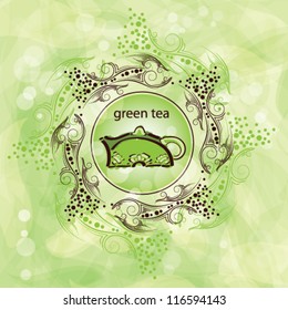 Menu for restaurant, cafe, bar with kettle.