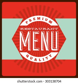 menu restaurant design, vector illustration eps10 graphic 