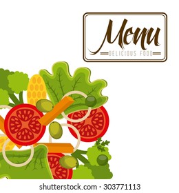menu restaurant design, vector illustration eps10 graphic 