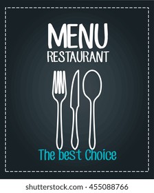 menu restaurant isolated icon design, vector illustration  graphic 