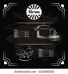 menu restaurant items