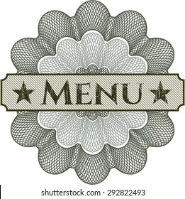 Menu rosette