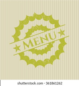 Menu rubber seal