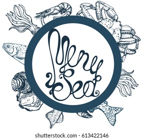 menu, sea,seafood