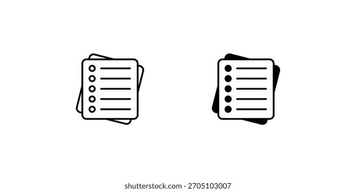 Icono de menú con fondo blanco Ilustración de stock de Vector