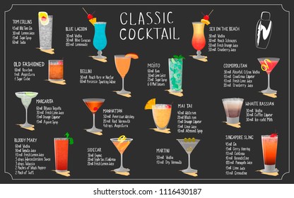 98,725 Cocktail Recipe Images, Stock Photos & Vectors | Shutterstock