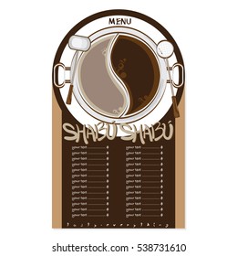 menu shabu drawing graphic  design objects  template