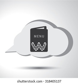 Menu sign flat icon
