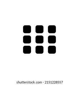 menu simple new icon vector