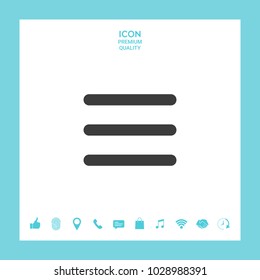 Menu symbol Icon