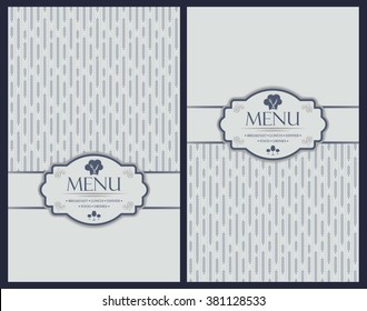 Menu template for restaurants, bars and beverages