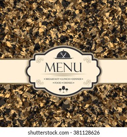 Menu template for restaurants, bars and beverages