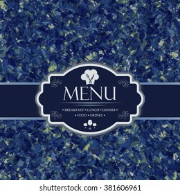 Menu template for restaurants, bars and beverages