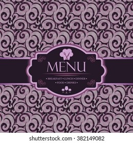 Menu template for restaurants, bars and beverages