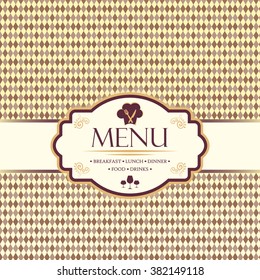 Menu template for restaurants, bars and beverages