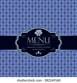 Menu template for restaurants, bars and beverages