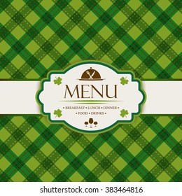 Menu template for restaurants, bars and beverages