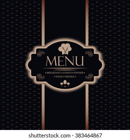 Menu template for restaurants, bars and beverages
