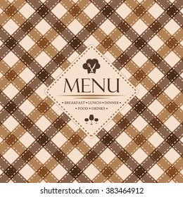 Menu template for restaurants, bars and beverages