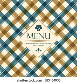 Menu template for restaurants, bars and beverages