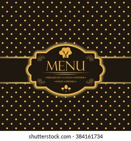 Menu template for restaurants, bars and beverages