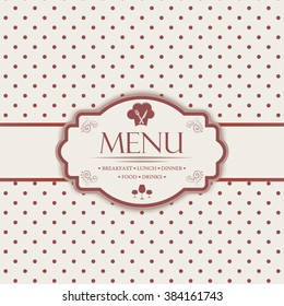 Menu template for restaurants, bars and beverages