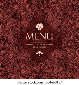 Menu template for restaurants, bars and beverages