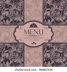 Menu template for restaurants, bars and beverages