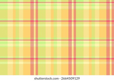 Menu texture background tartan, trade fabric pattern vector. Model plaid check textile seamless in amber and yellow colors palette.