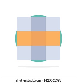 Menu, Ui, Basic Abstract Circle Background Flat color Icon
