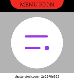 Icônes Éléments de design de l'interface utilisateur Menu. Ensemble de boutons de menu de hamburger. Icônes de navigation par site web pour Application mobile et interface utilisateur. Boutons de navigation de couleur moderne ou ensemble d'icônes de menu et d'interface Web