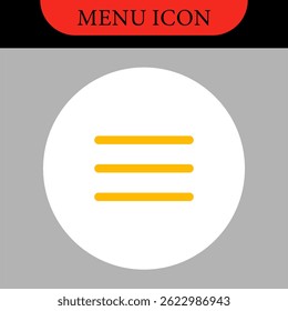 Icônes Éléments de design de l'interface utilisateur Menu. Ensemble de boutons de menu de hamburger. Icônes de navigation par site web pour Application mobile et interface utilisateur. Boutons de navigation de couleur moderne ou ensemble d'icônes de menu et d'interface Web