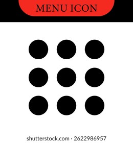 Menu UI Design Elements icons. Set of hamburger Menu buttons. Website Navigation Icons for Mobile App and User Interface. Modern colored Navigation buttons or Web menu and ui icons set