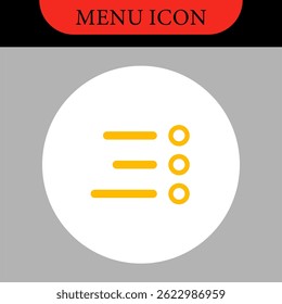 Ícones de Elementos de Design da Interface do Usuário do Menu. Conjunto de botões Menu hambúrguer. Ícones de Navegação do Site para Aplicativo Móvel e Interface do Usuário. Botões de navegação coloridos modernos ou menu da Web e ícones de interface do usuário definidos