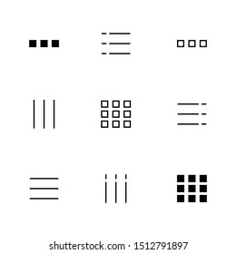 Menu and ui icons set