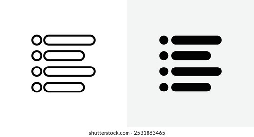 Menu vecor icon set. Stock vector illustrator. EPS 10