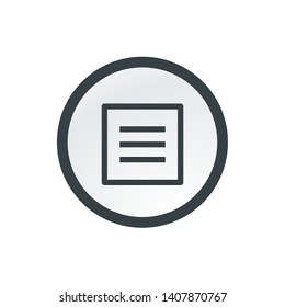 Menu - Vector App Icon