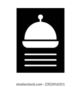 Menü Vectorglyph-Symbol für persönliche und kommerzielle Nutzung.
